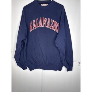 Oarsman 913 Kalamazoo Sweatshirt Navy Blue XXL Mens Pullover Crewneck made in us